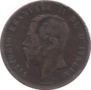1867 ITALY 10 CENTISIMI