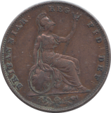 1856 FARTHING ( VF )