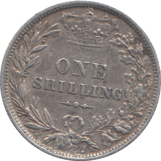 1887 SHILLING ( GVF )