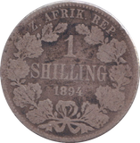 1894 SILVER 1 SHILLING SOUTH AFRICA