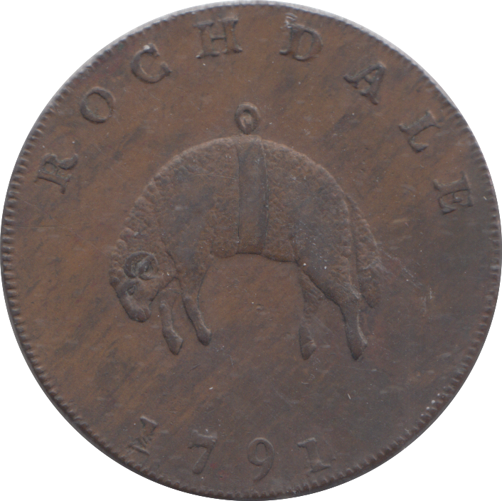 1791 ROCHDALE HALFPENNY TOKEN