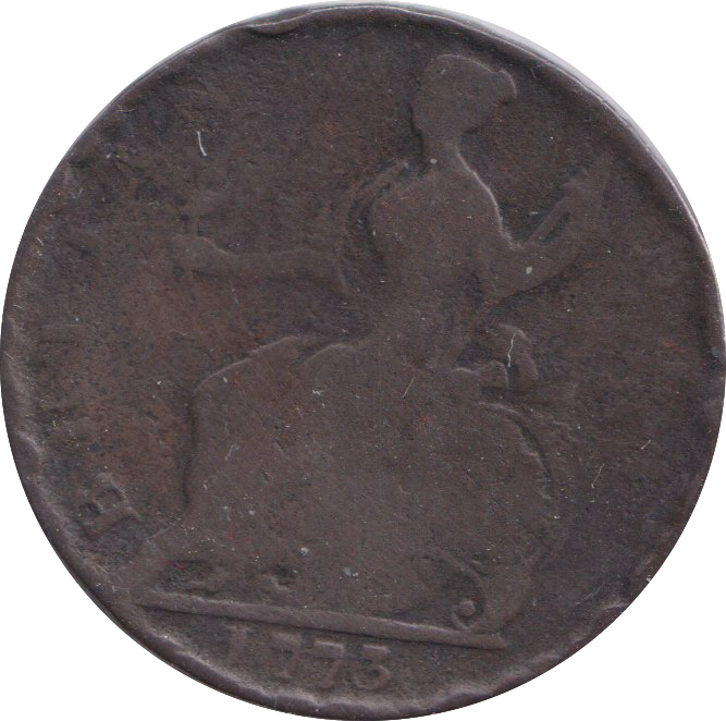 1773 HALFPENNY ( NF )