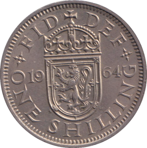 1964 SCOTTISH SHILLING ( UNC )