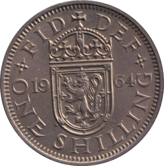 1964 SCOTTISH SHILLING ( UNC )
