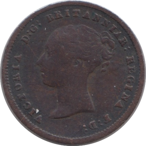 1843 HALF FARTHING ( FINE ) 2