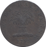 1795 MIDDLESEX HALFPENNY TOKEN
