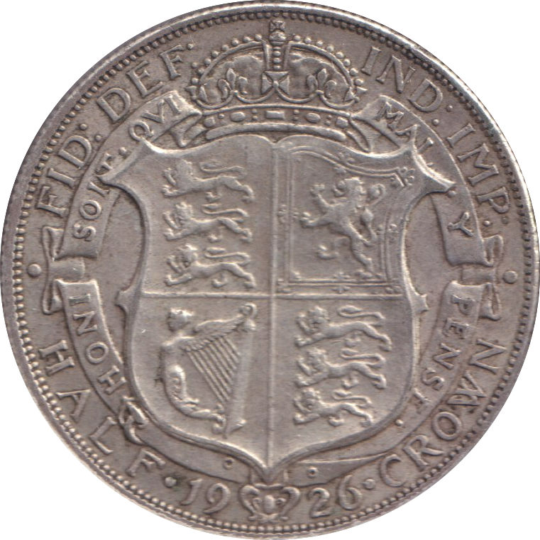 1926 HALFCROWN ( VF )