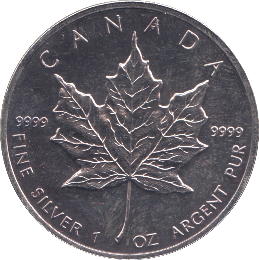 1994 CANADA SILVER FIVE DOLLARS
