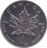 1994 CANADA SILVER FIVE DOLLARS