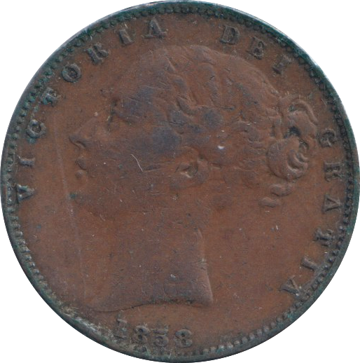 1838 FARTHING ( GF )