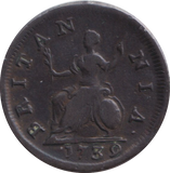 1739 FARTHING ( VF )