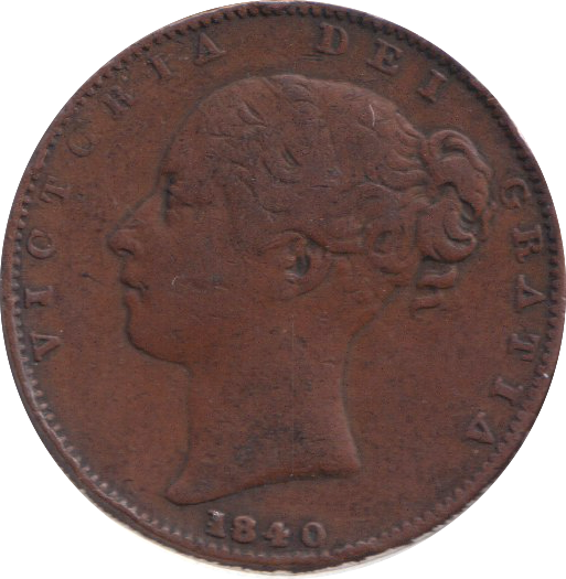 1840 FARTHING ( VF )