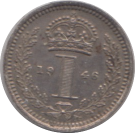 1946 MAUNDY ONE PENNY ( EF )