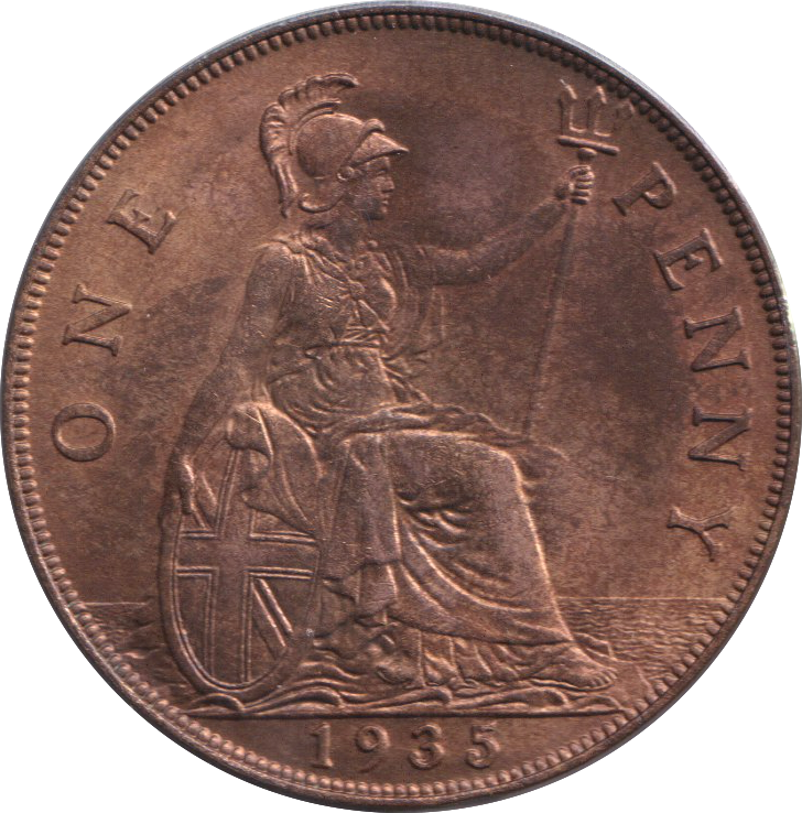 1935 PENNY ( UNC )