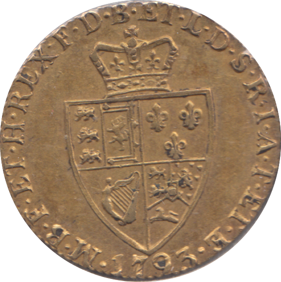 1793 GOLD GUINEA ( VF )