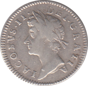 1687 MAUNDY THREEPENCE ( GF )