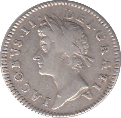 1687 MAUNDY THREEPENCE ( GF )