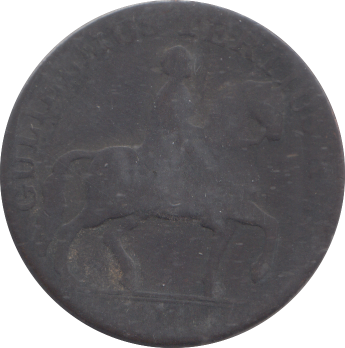 1791 HULL ARMS HALFPENNY TOKEN