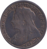 1901 MAUNDY THREEPENCE ( GF )