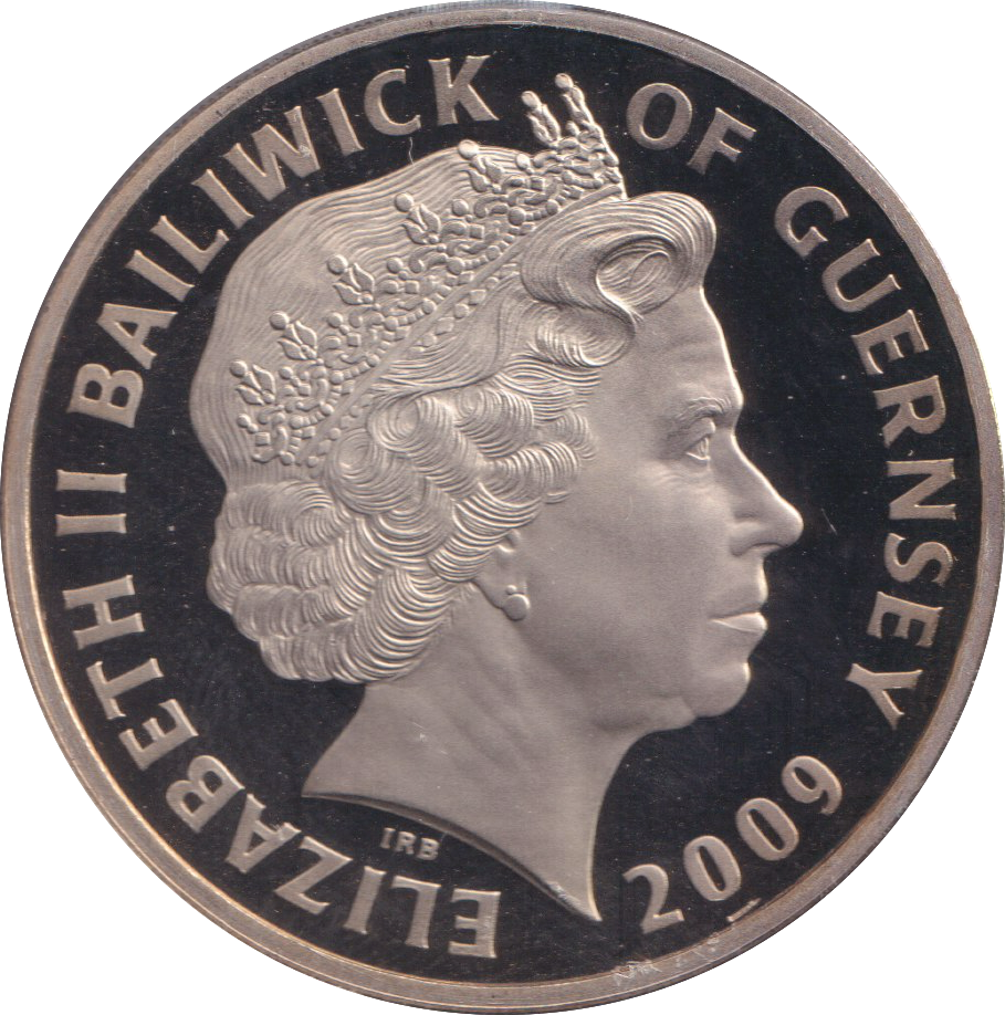 2009 HORATIO NELSON FIVE POUND BAILIWICK OF GUERNSEY