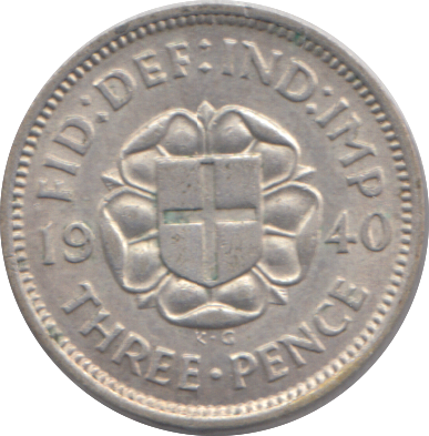 1940 THREEPENCE ( UNC )