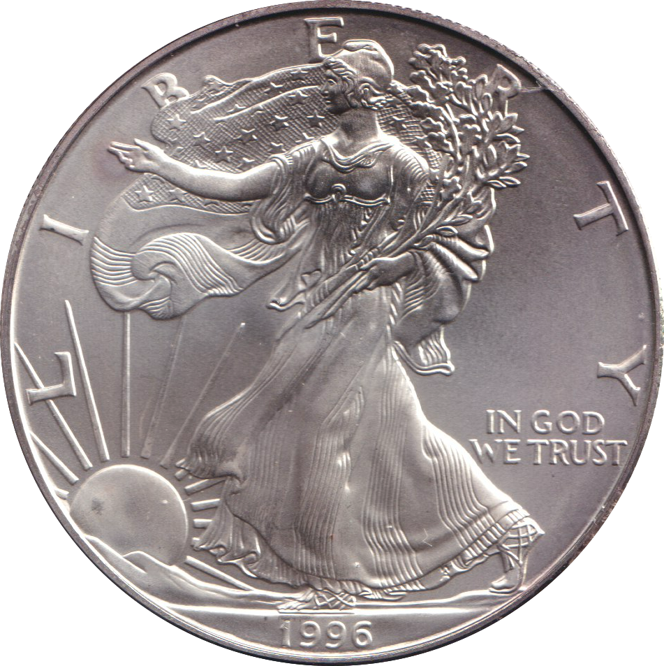 1996 SILVER DOLLAR USA