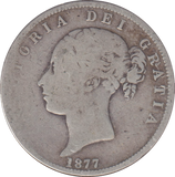1877 HALFCROWN ( NF )