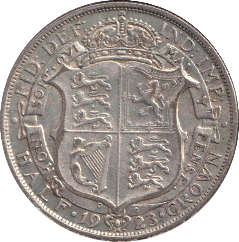 1923 HALFCROWN ( GF )