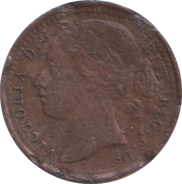 1885 ONE THIRD FARTHING ( VF )
