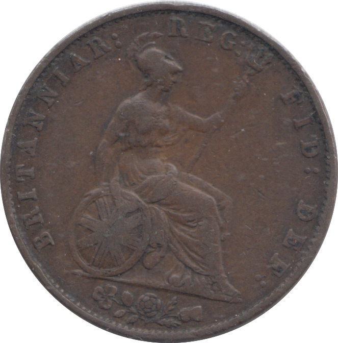 1855 HALFPENNY ( VF )