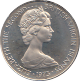 1973 PROOF 5 CENTS BRITISH VIRGIN ISLANDS