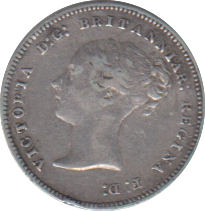 1875 MAUNDY FOURPENCE ( VF )