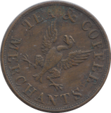 1844 SALFORD FARTHING TEA TOKEN