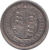 1887 SIX PENCE ( VF )