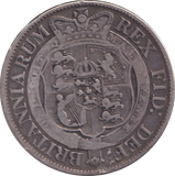 1818 HALFCROWN ( GF )