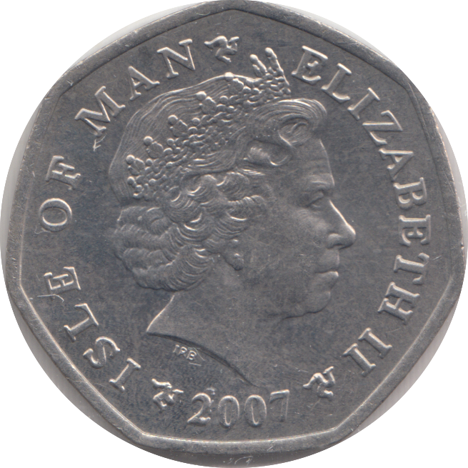2007 FIFTY PENCE ISLE OF MAN TOURIST TROPHY