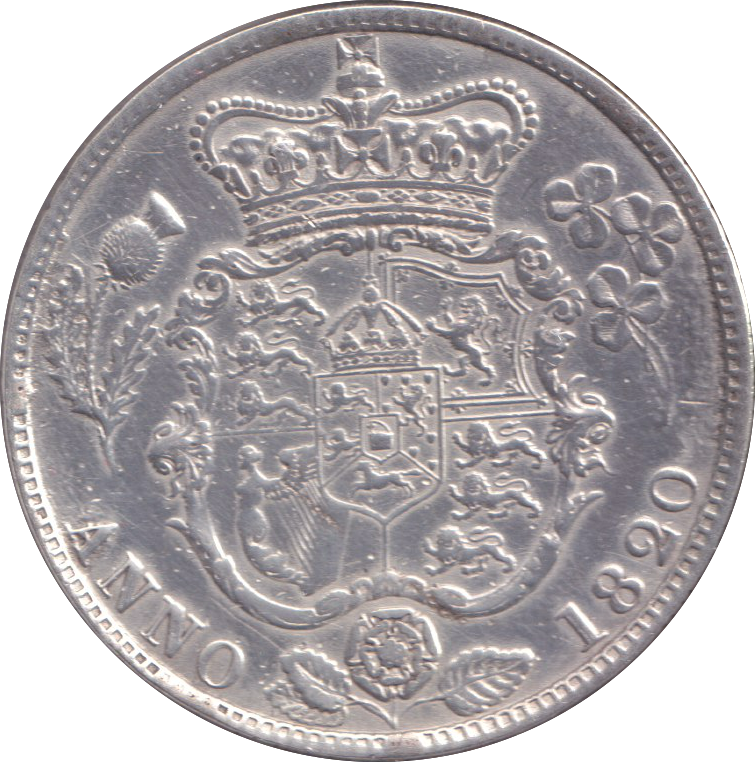 1820 HALFCROWN ( EF )
