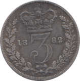 1882 THREEPENCE ( GF )