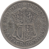 1930 HALFCROWN ( FINE )