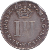 1687 MAUNDY THREEPENCE ( GF )