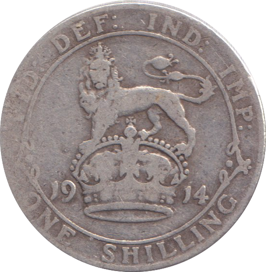 1914 SHILLING ( FINE )