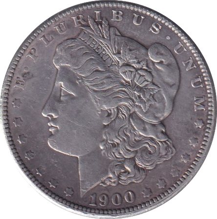 1900 SILVER MORGAN DOLLAR USA