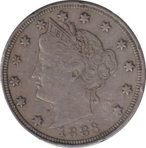 1883 5 CENTS USA