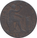 1792 WARWICKSHIRE HALFPENNY TOKEN