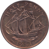 1951 HALF PENNY ( PROOF )