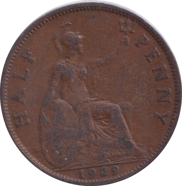 1929 HALFPENNY ( NF )