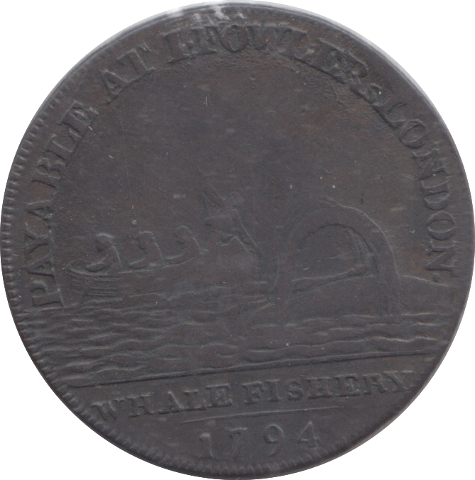 1794 LONDON HALFPENNY TOKEN