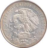 1968 SILVER 25 PESOS MEXICO