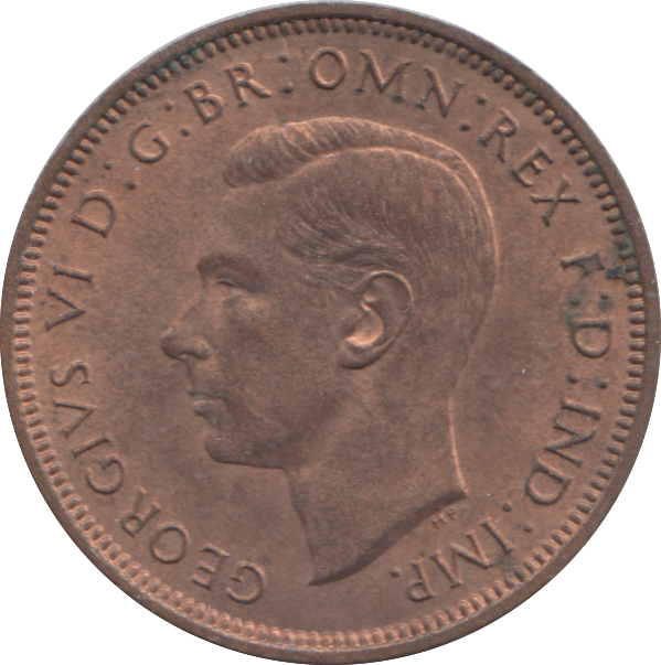 1940 HALF PENNY ( UNC )
