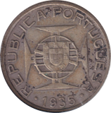 1935 PORTUGUESE 5 ESCUDOS